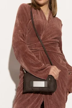Rick Owens BROWN Shoulder bag "Pillow Griffin"