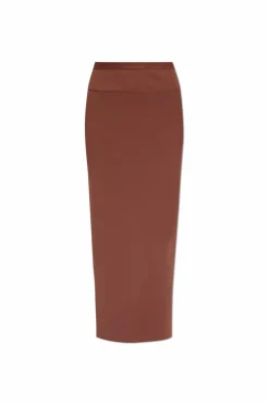 Rick Owens BROWN Skirt Calf Bias