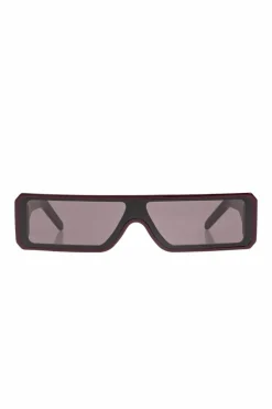 Rick Owens BURGUNDY Sunglasses