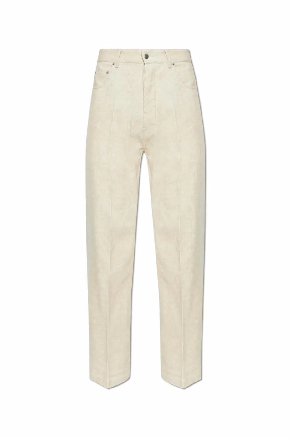 Rick Owens cream Corduroy pants