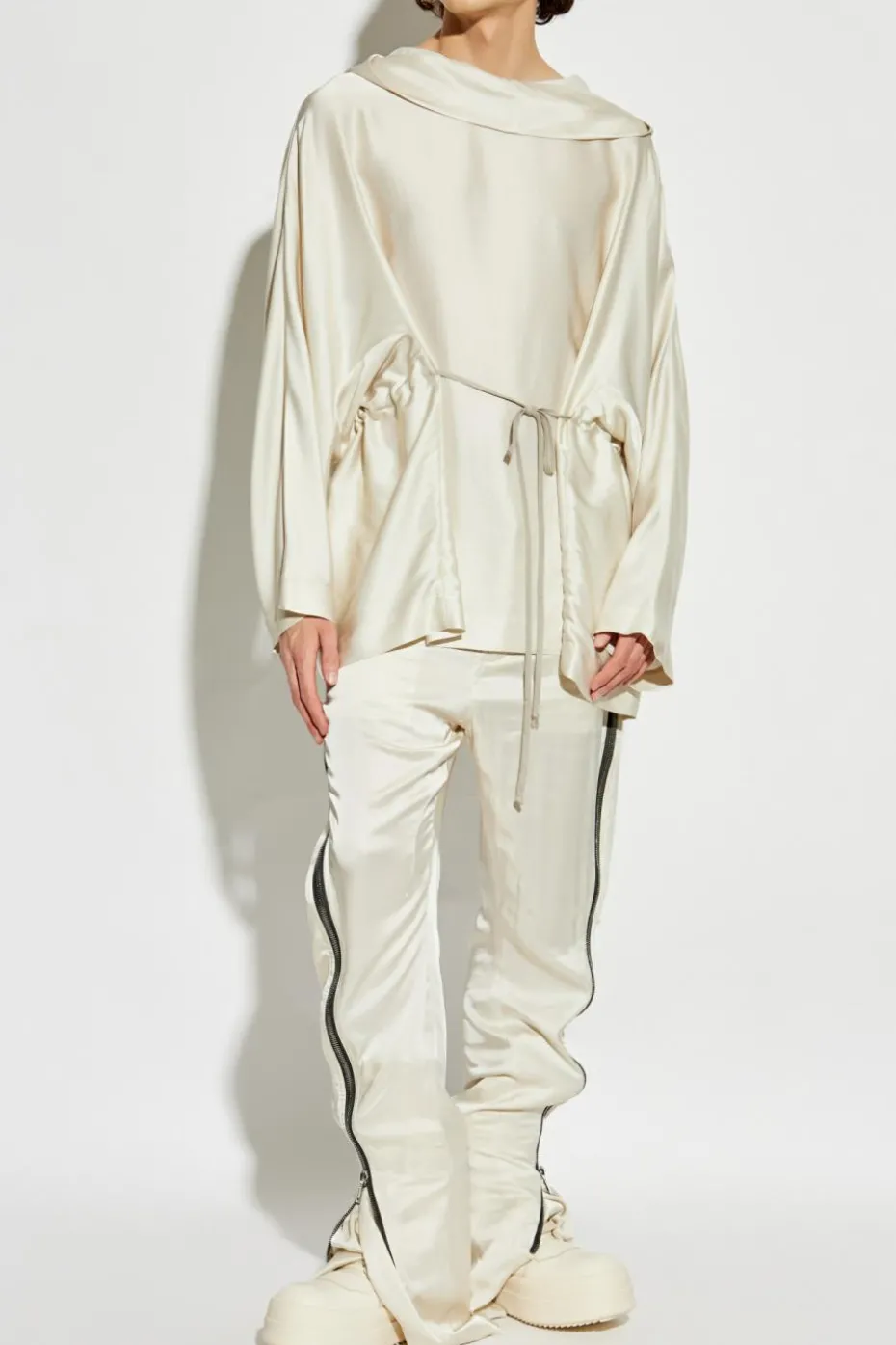 Rick Owens cream Pants Bolan Banana