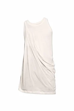 Rick Owens cream Sleeveless T-shirt