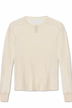 Rick Owens cream T-shirt Level LS T