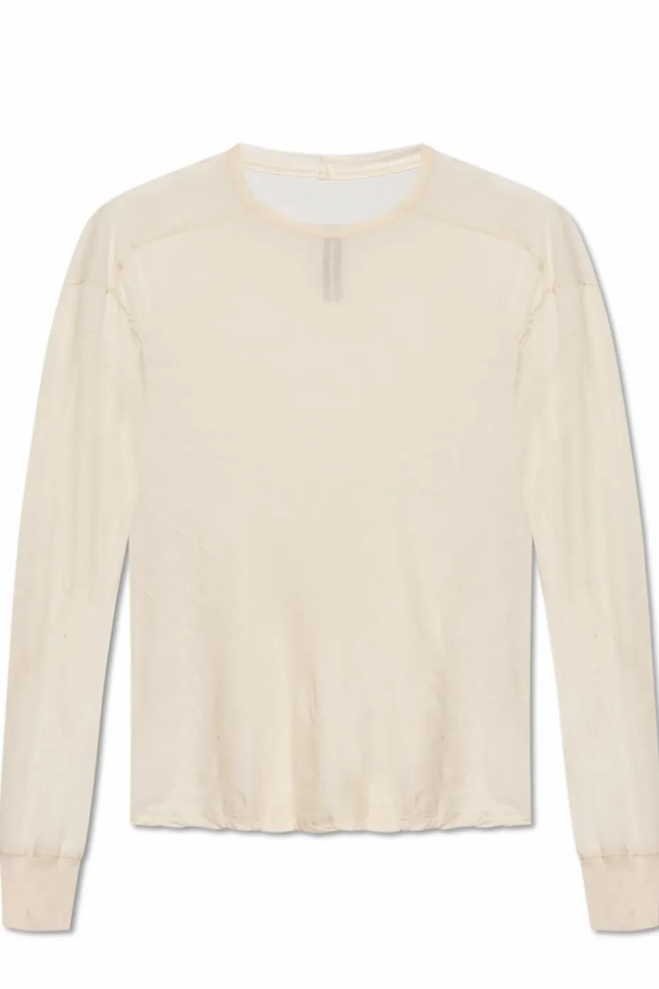 Rick Owens cream T-shirt Level LS T