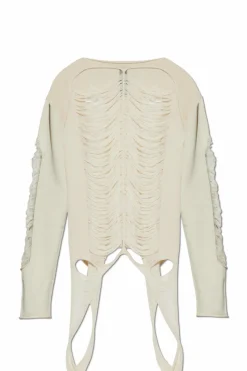 Rick Owens cream Wool sweater LS