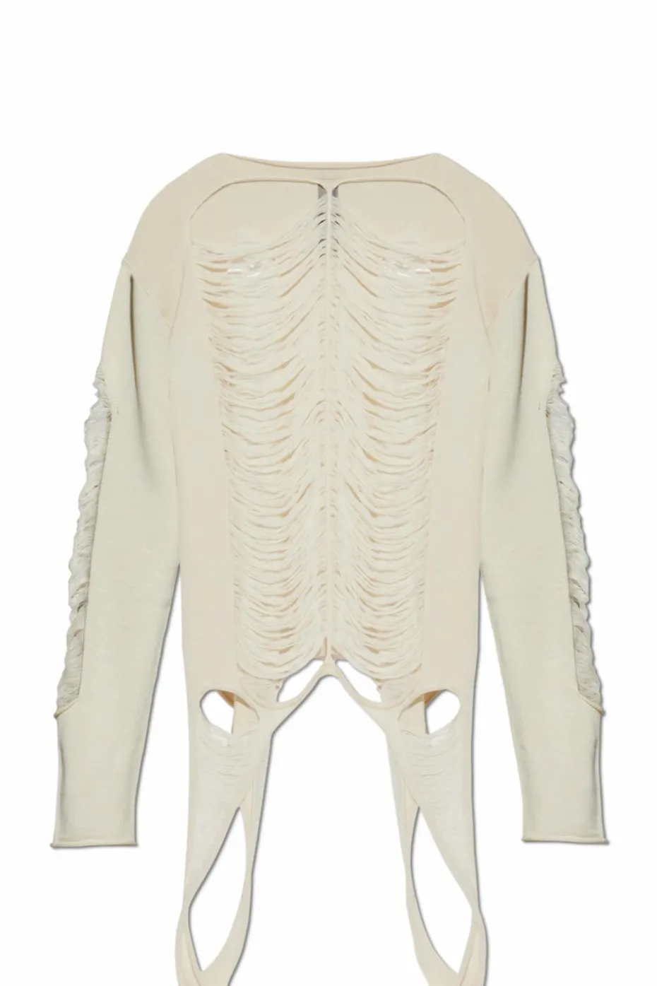 Rick Owens cream Wool sweater LS