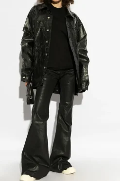 Rick Owens DRKSHDW BLACK T-shirt Small Level T