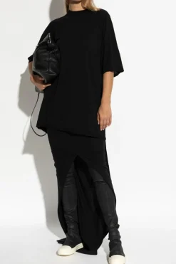 Rick Owens DRKSHDW BLACK T-shirt "Jumbo"