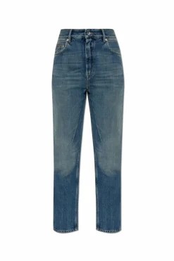 Rick Owens DRKSHDW BLUE Jeans with logo