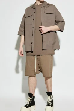 Rick Owens DRKSHDW BROWN Cotton T-shirt