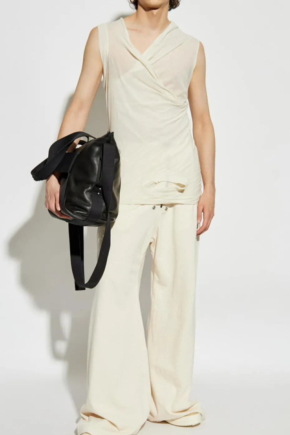 Rick Owens DRKSHDW cream Pants Geth Belas