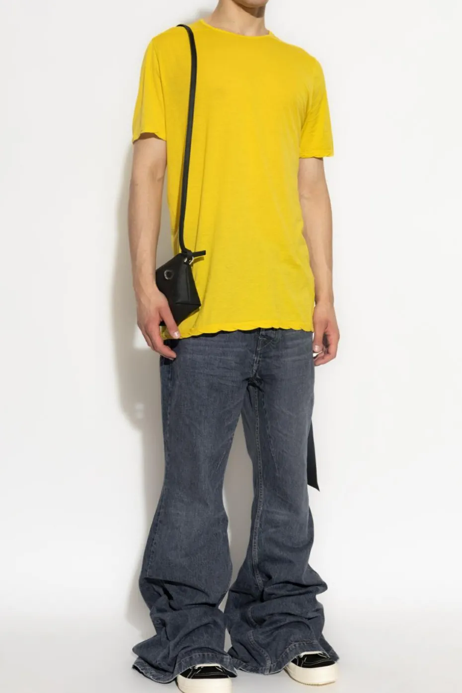 Rick Owens DRKSHDW YELLOW T-shirt "Level T"