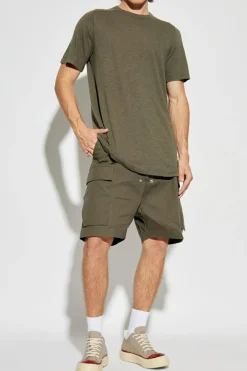 Rick Owens GREEN T-shirt "Level T"