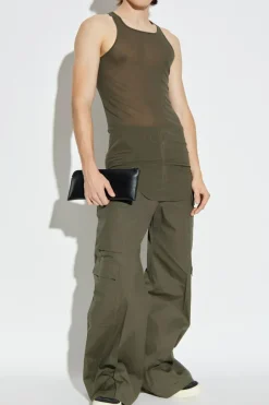 Rick Owens GREEN Wide-leg cargo pants