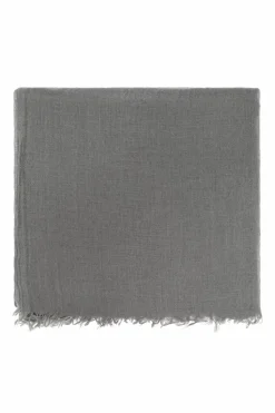 Rick Owens GREY Scarf with fringes
