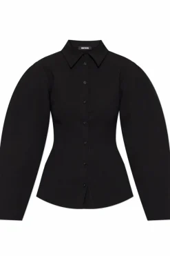 ROTATE BLACK Fitted shirt