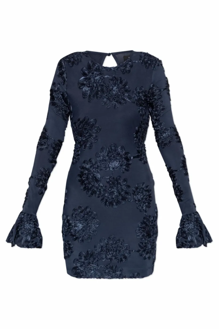 ROTATE NAVY BLUE Floral print dress