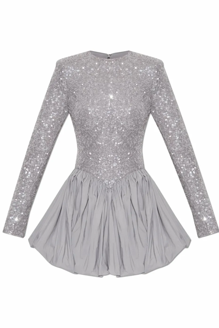 ROTATE SILVER Sequin dress
