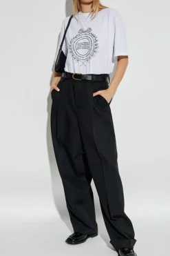 ROTATE WHITE T-shirt with logo