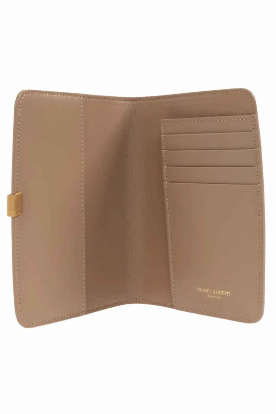 Saint Laurent beige Document holder ‘Voltaire’
