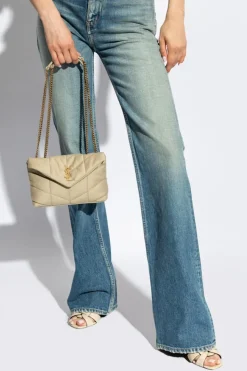 Saint Laurent beige LouLou Mini shoulder bag