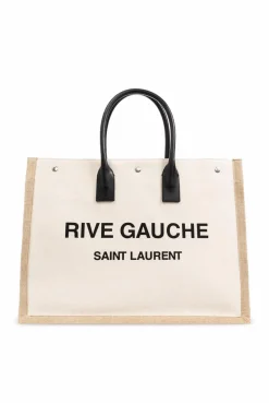 Saint Laurent beige āRive Gaucheā shopper bag