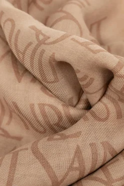 Saint Laurent beige Scarf with monogram