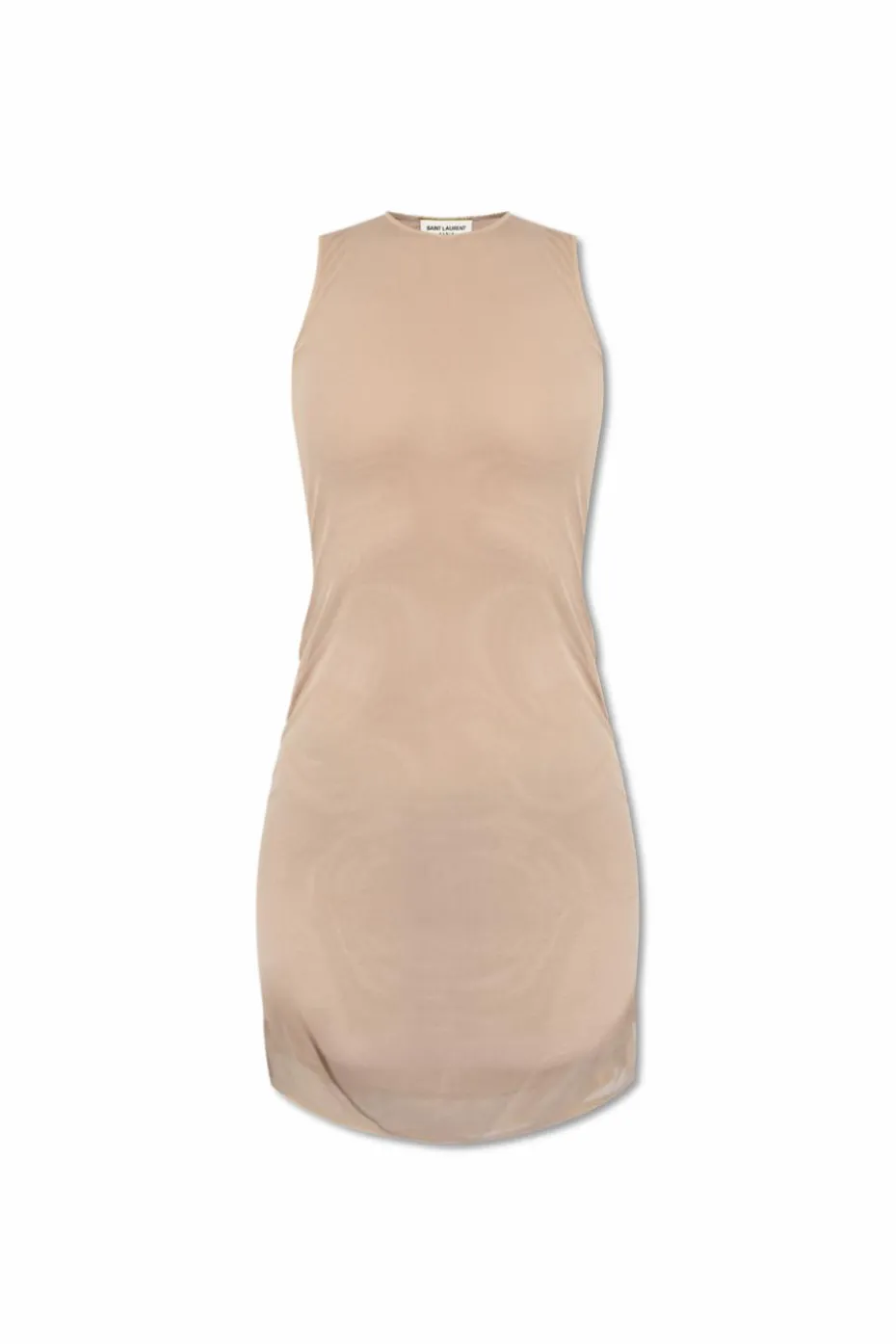 Saint Laurent beige Short tulle dress
