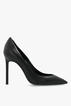 Saint Laurent BLACK 'Anja' leather pumps