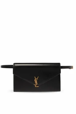 Saint Laurent BLACK Belt Bag 'Mini Envelope'