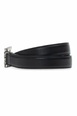 Saint Laurent BLACK Belt with logo