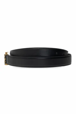 Saint Laurent BLACK Belt with logo