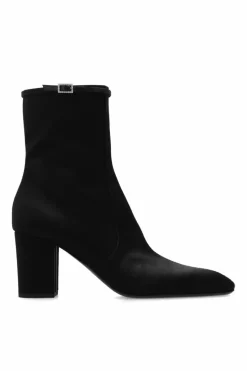 Saint Laurent BLACK ‘Betty’ heeled ankle boots