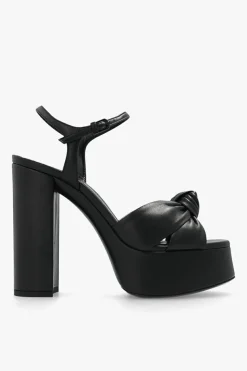 Saint Laurent BLACK ‘Bianca’ heeled sandals