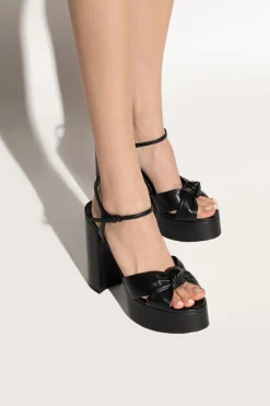 Saint Laurent BLACK ‘Bianca’ heeled sandals