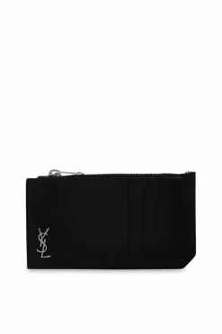 Saint Laurent BLACK Branded card case