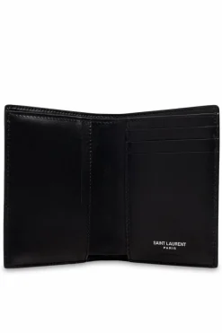 Saint Laurent BLACK Card holder with logo