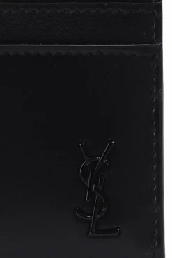 Saint Laurent BLACK Card holder with logo