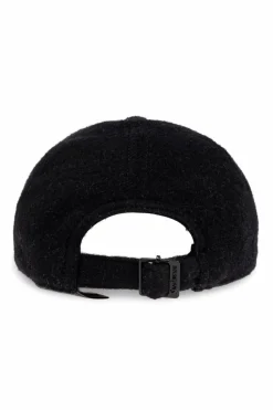 Saint Laurent BLACK Cashmere baseball cap