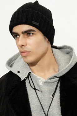 Saint Laurent BLACK Cashmere beanie