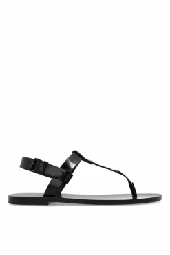 Saint Laurent BLACK ‘Cassandre’ sandals