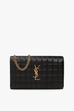 Saint Laurent BLACK ‘Cassandre’ wallet