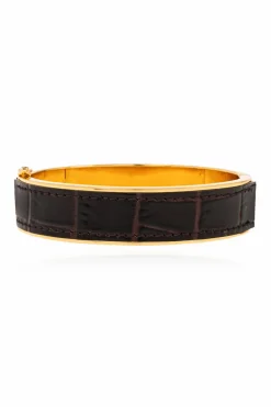 Saint Laurent BLACK ‘Cassandre’ bracelet