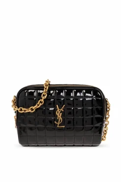 Saint Laurent BLACK ‘Cassandre Mini’ shoulder bag
