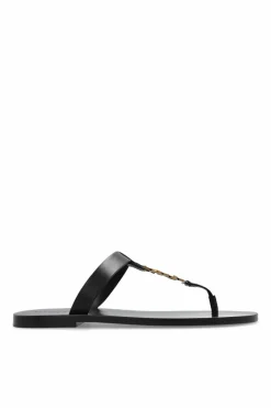Saint Laurent BLACK āCassandreā slides