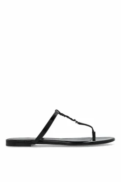 Saint Laurent BLACK ‘Cassandra’ slides