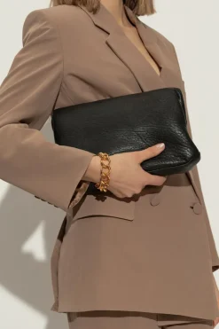 Saint Laurent BLACK Clutch Clutch Large