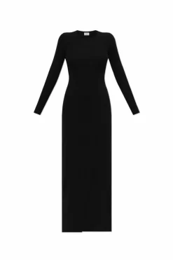 Saint Laurent BLACK Dress with front slit