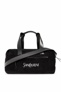 Saint Laurent BLACK Duffel bag with logo