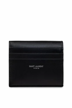 Saint Laurent BLACK Folding card case
